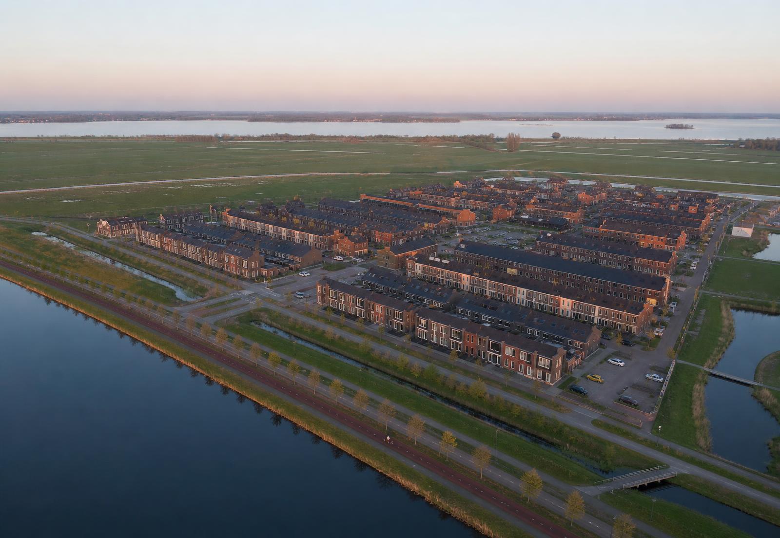 Luchtfoto van Lelystad